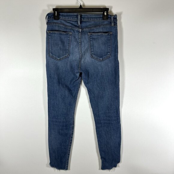 FRAME Le High Skinny Jeans Women’s Size 29 Medium Dark Wash Stretch Denim - Picture 5 of 10